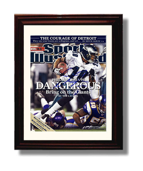 DeSean Jackson - Philadelphia Football Dangerous Bring on the Giants Feature 2009 SI Cover 8x10 Canvas vintage football wall art