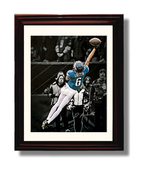 DeVonta Smith - One-Hand Wonder 8x10 Canvas vintage football wall art