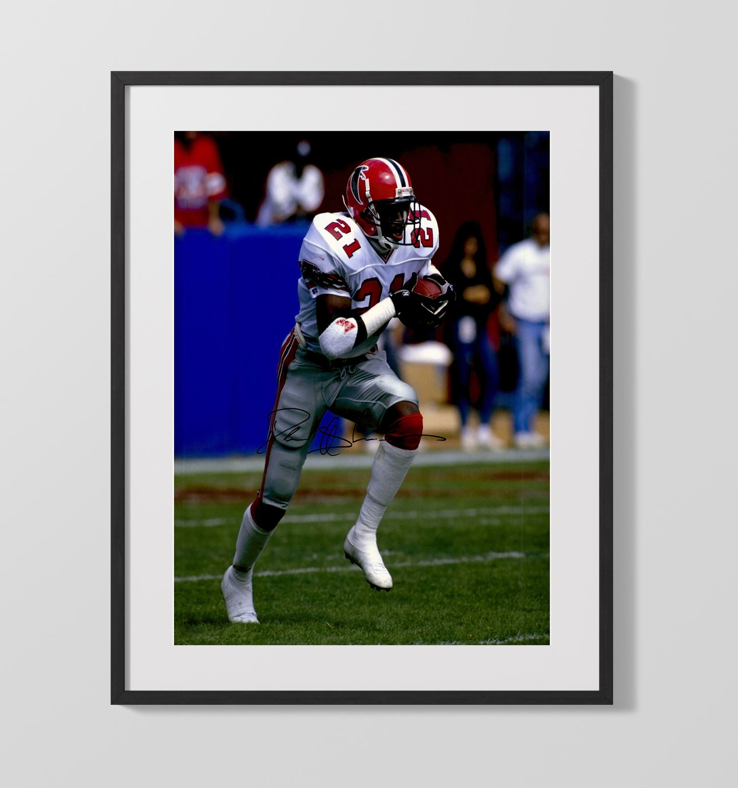 Deion Sanders - Falcon Flash Football Wall Art - football wall art print