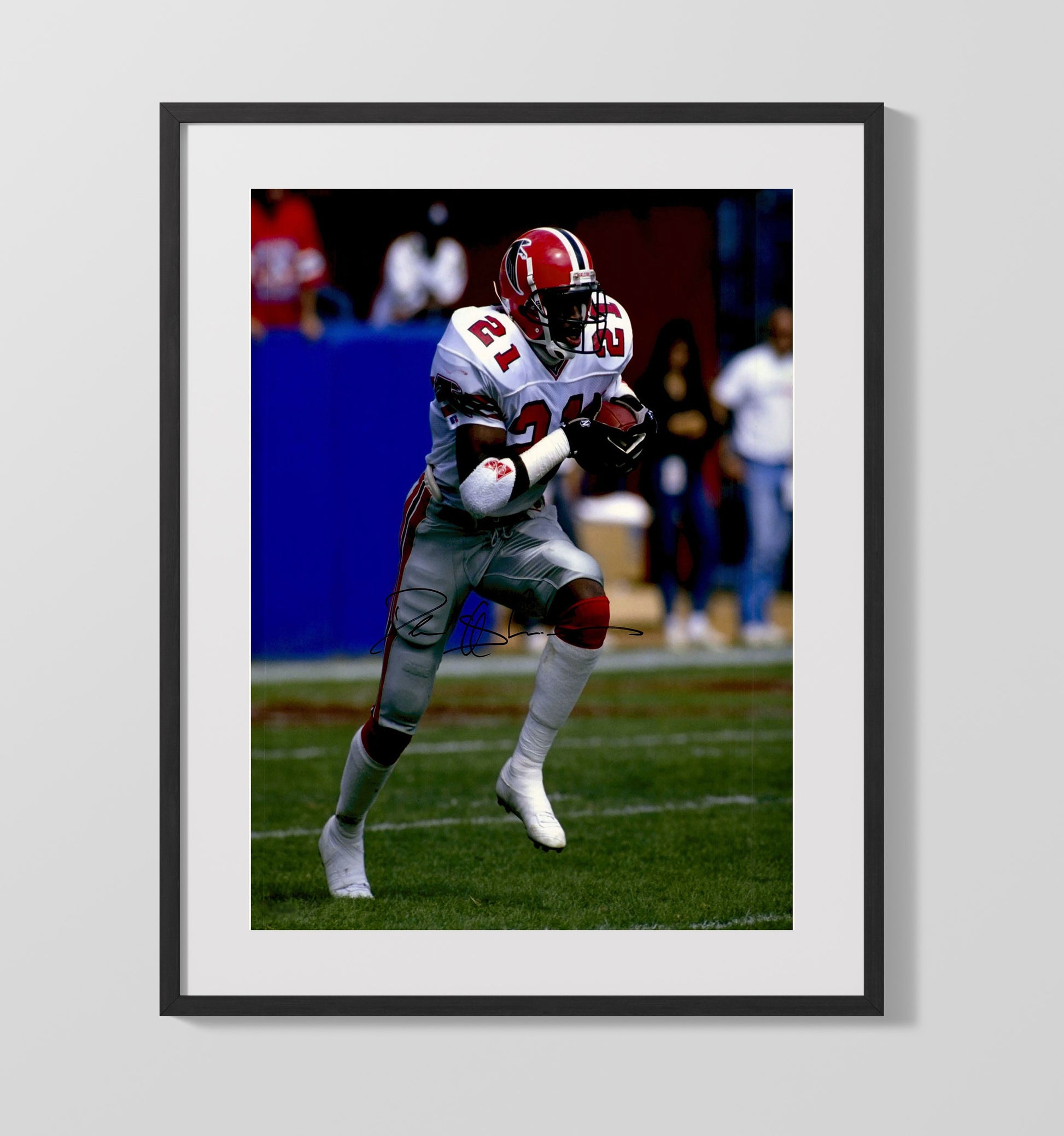 Deion Sanders - Falcon Flash Football Wall Art - football wall art print