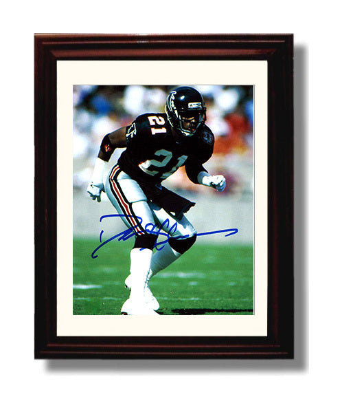Deion Sanders - Prime Time Lockdown 8x10 Canvas vintage football wall art
