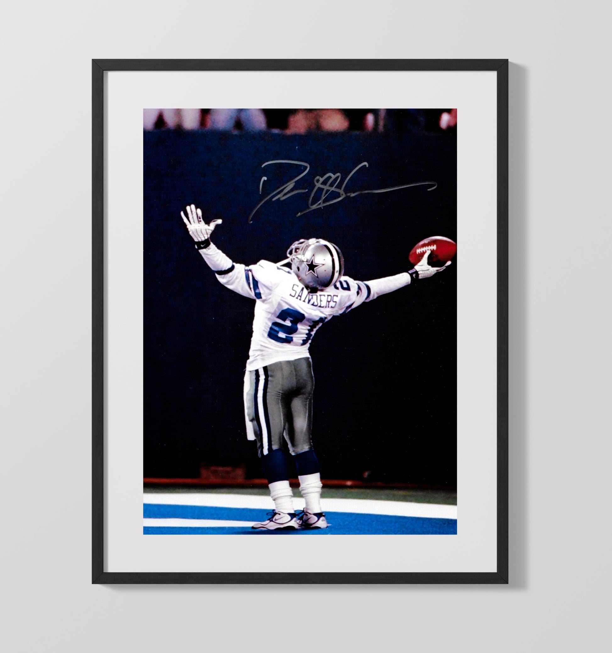 Deion Sanders - Showtime Swagger Football Wall Art - football wall art print