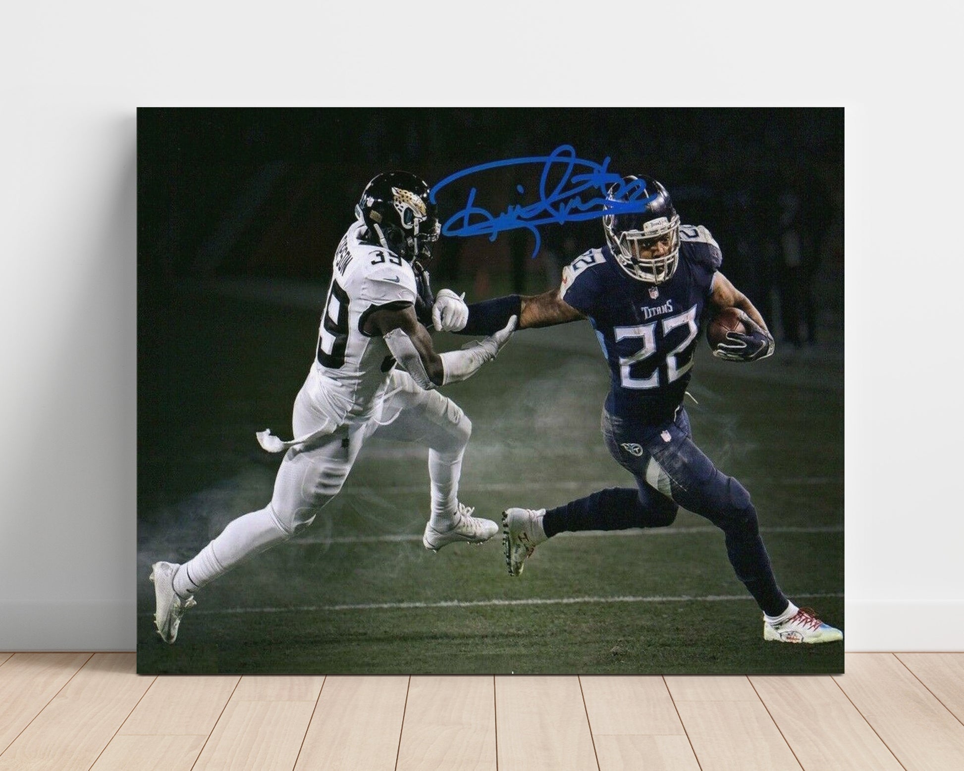 Derrick Henry - King Henry Breakaway Football Wall Art - football wall art print