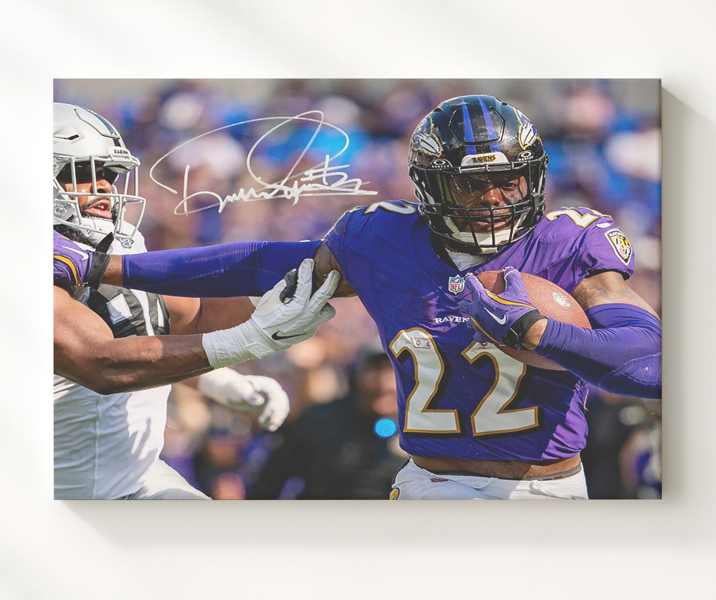 Derrick Henry - Stiff Arm Beast Football Wall Art - football wall art print