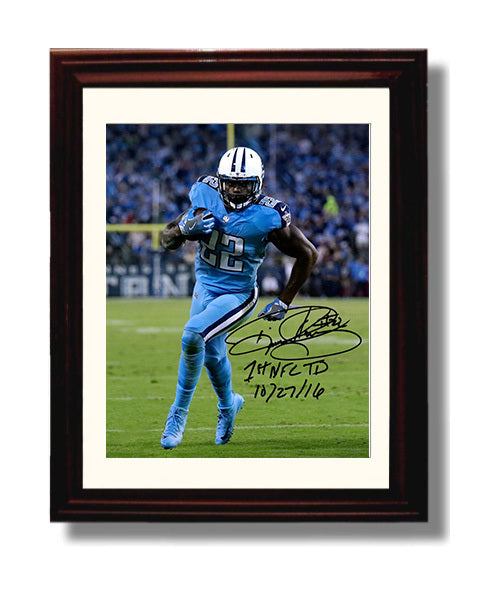 Derrick Henry - Tennessee Football Running Back Touchdown Run 8x10 Canvas vintage football wall art