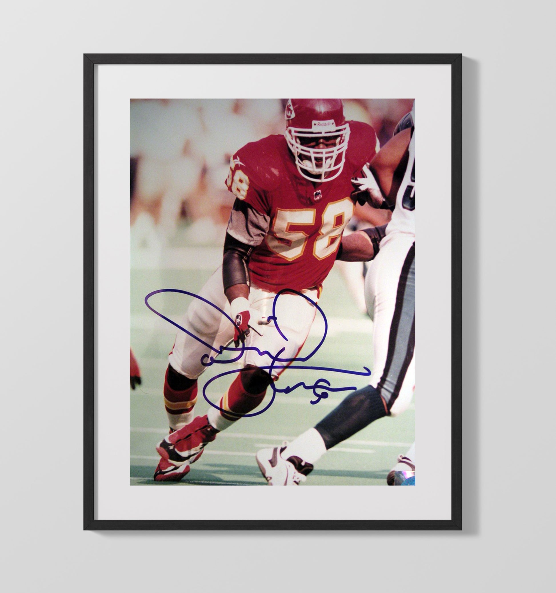 Derrick Thomas - Kansas City Football Pass Rush Action 1999 Football Wall Art - football wall art print