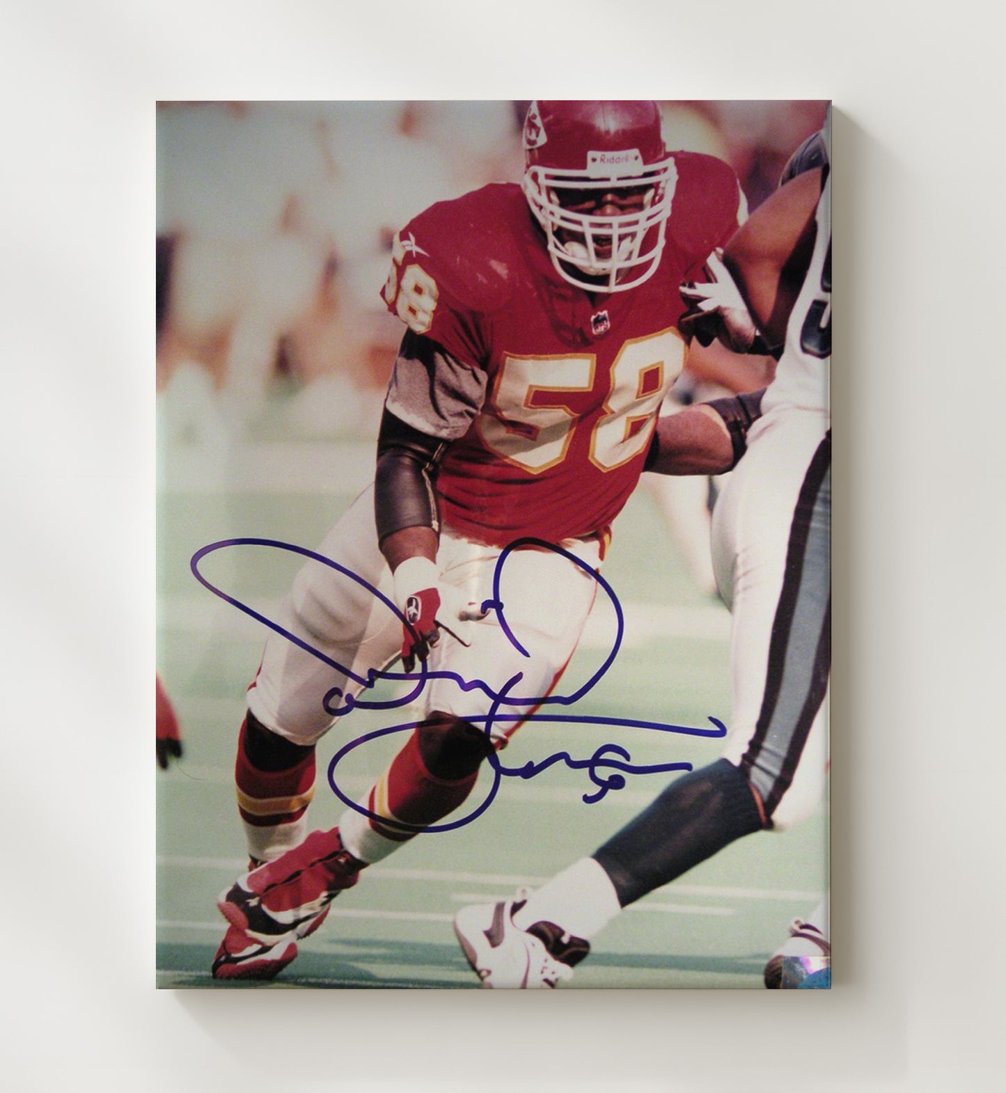 Derrick Thomas - Kansas City Football Pass Rush Action 1999 Football Wall Art - football wall art print