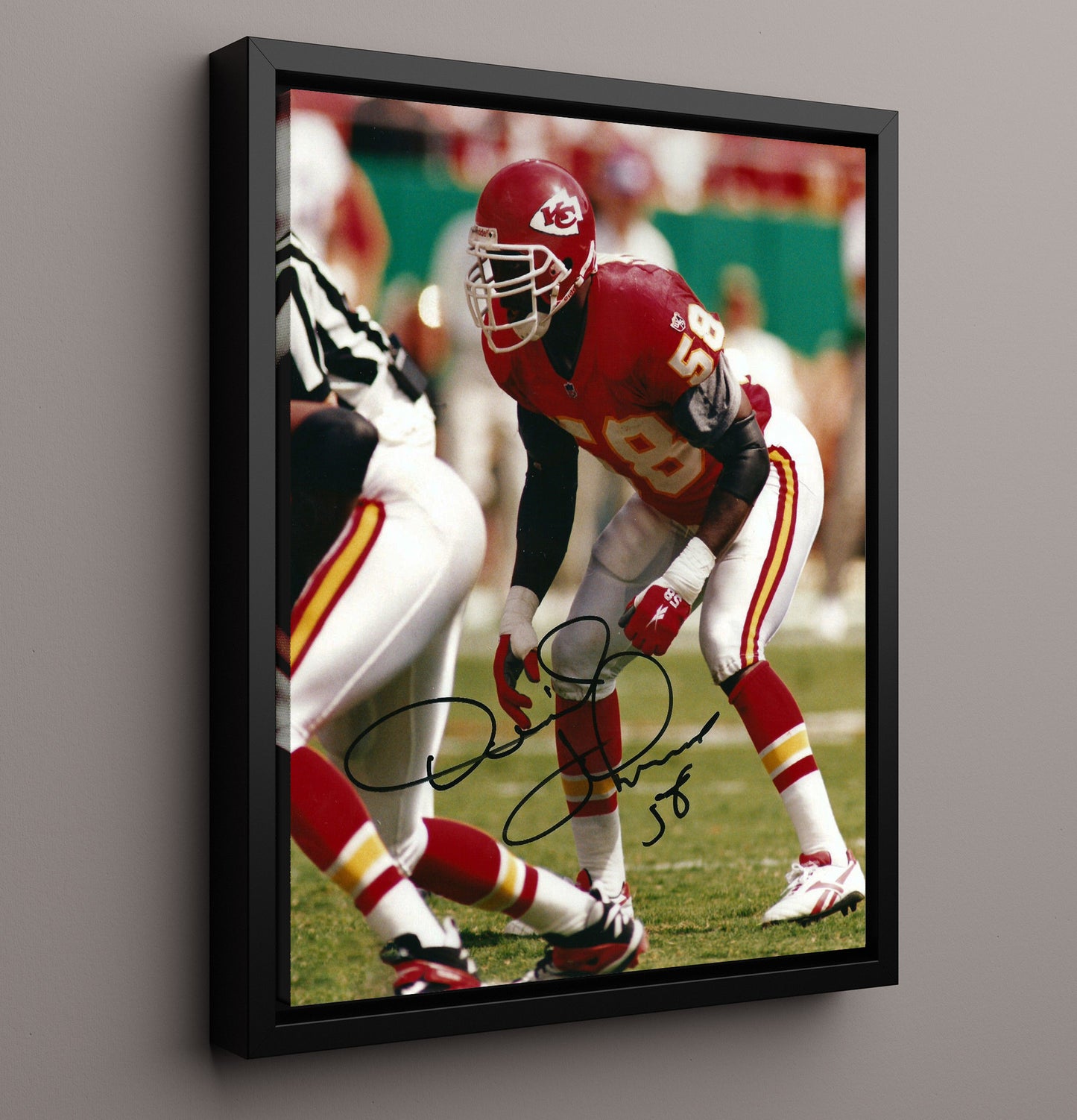 Derrick Thomas - Sack Machine Football Wall Art - football wall art print