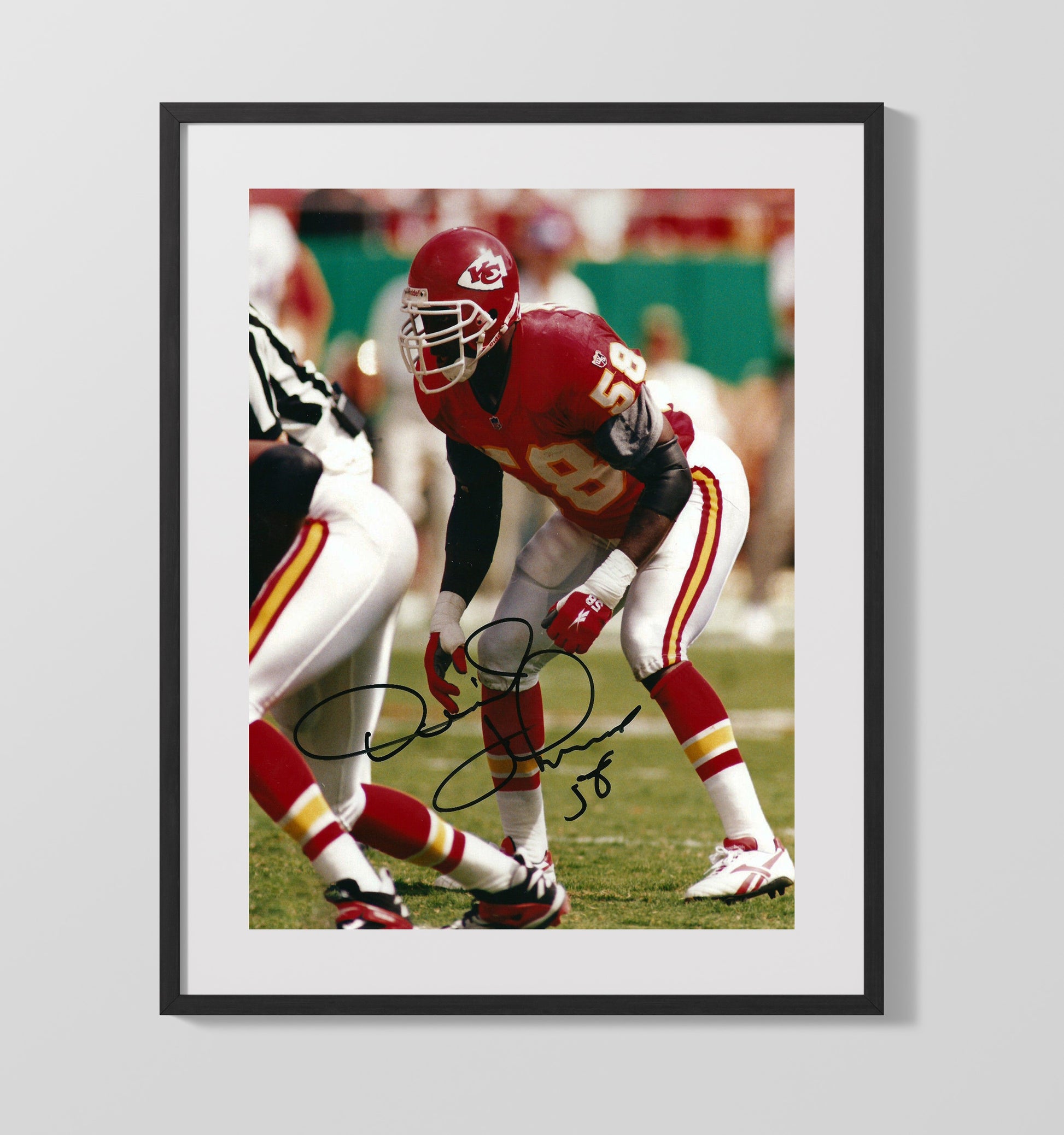 Derrick Thomas - Sack Machine Football Wall Art - football wall art print
