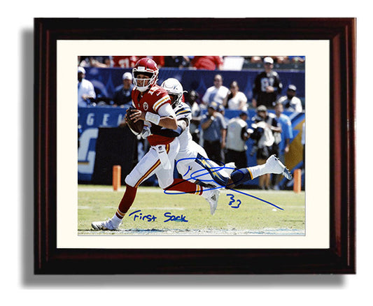 Derwin James - First Sack Memory 8x10 Canvas vintage football wall art