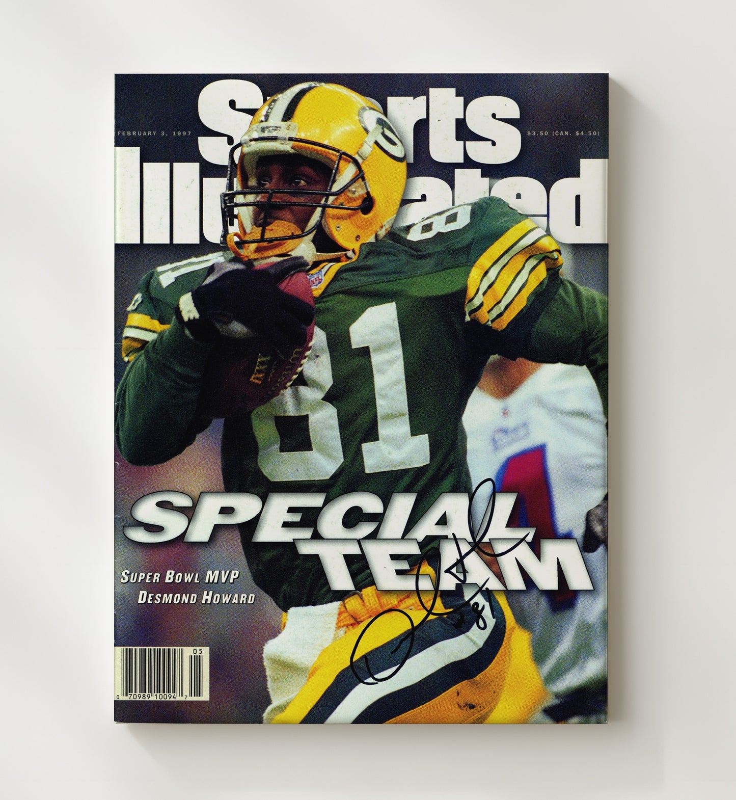 Desmond Howard Special Team - Mvp Spark Football Wall Art - football wall art print