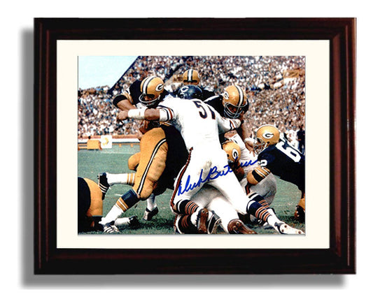 Dick Butkus - Goal Line Enforcer 8x10 Canvas vintage football wall art