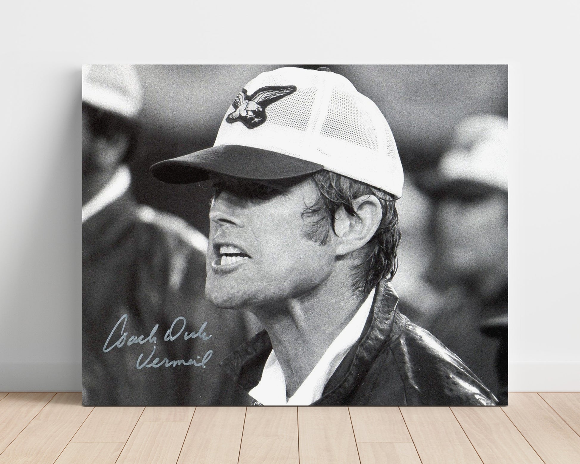 Dick Vermeil - Philadelphia Football Head Coach Sideline Football Wall Art - football wall art print
