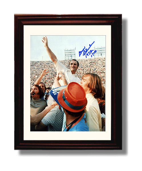 Don Shula - Miami Football Championship Celebration Coach 1970 8x10 Canvas vintage football wall art