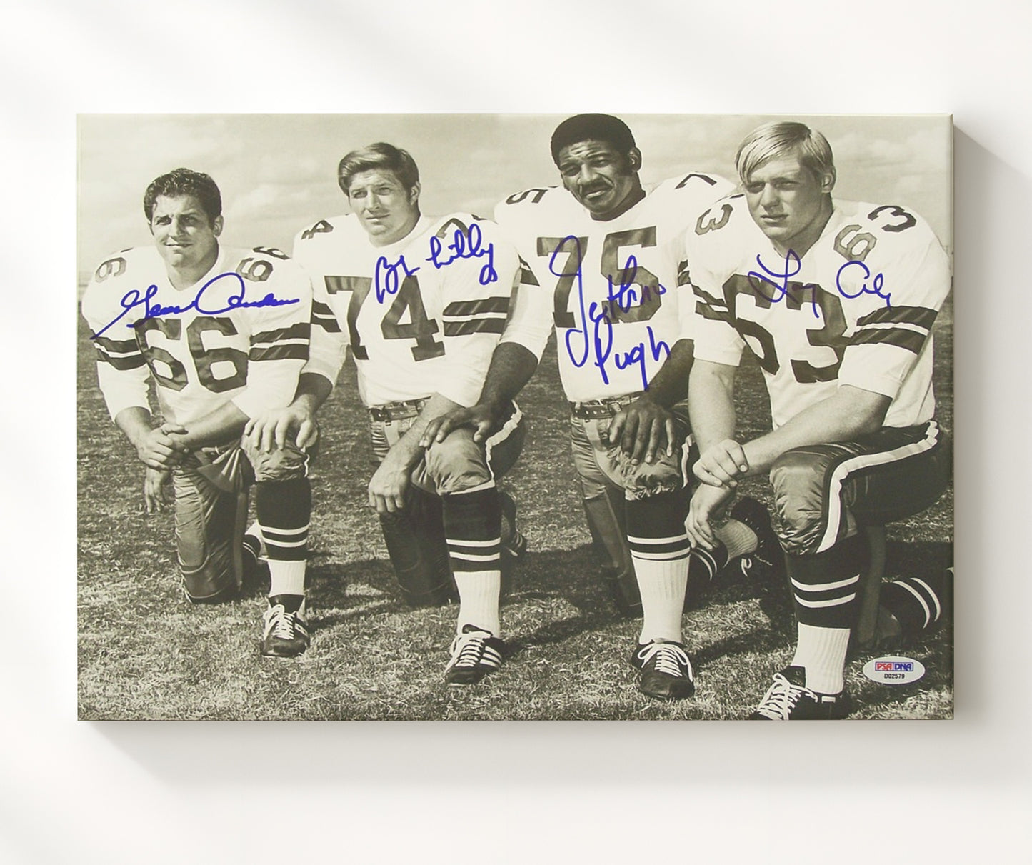 Doomsday Defense - Cowboys Wall Vintage Football Wall Art - 20x24 Canvas football decor