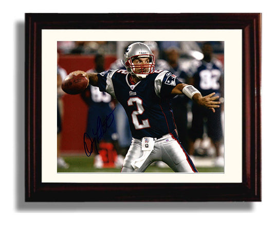 Doug Flutie - New England Football Quarterback Mid Pass 8x10 Canvas vintage football wall art