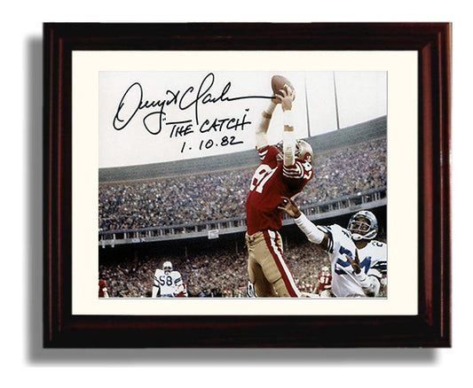 Dwight Clark - the Catch 1982 8x10 Canvas vintage football wall art