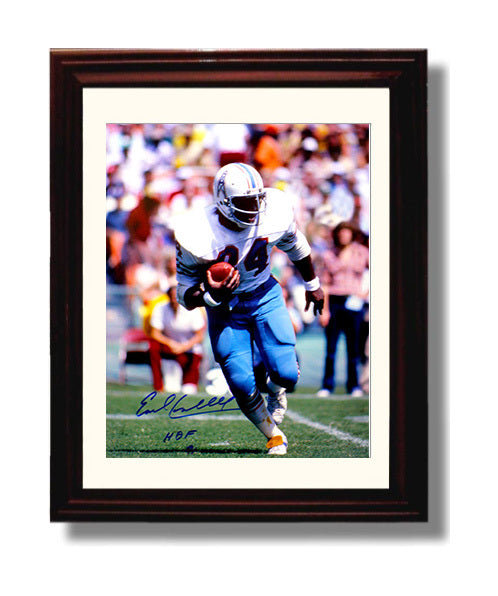 Earl Campbell - Houston Football Running Back Power Run Oilers Legacy 8x10 Canvas vintage football wall art
