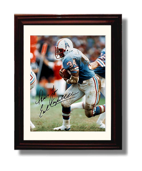 Earl Campbell - Tyler Rose Power 8x10 Canvas vintage football wall art
