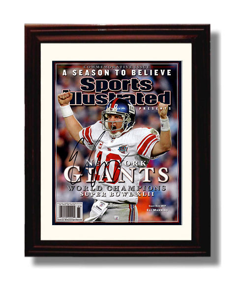 Eli Manning - Giant Slayer 8x10 Canvas vintage football wall art