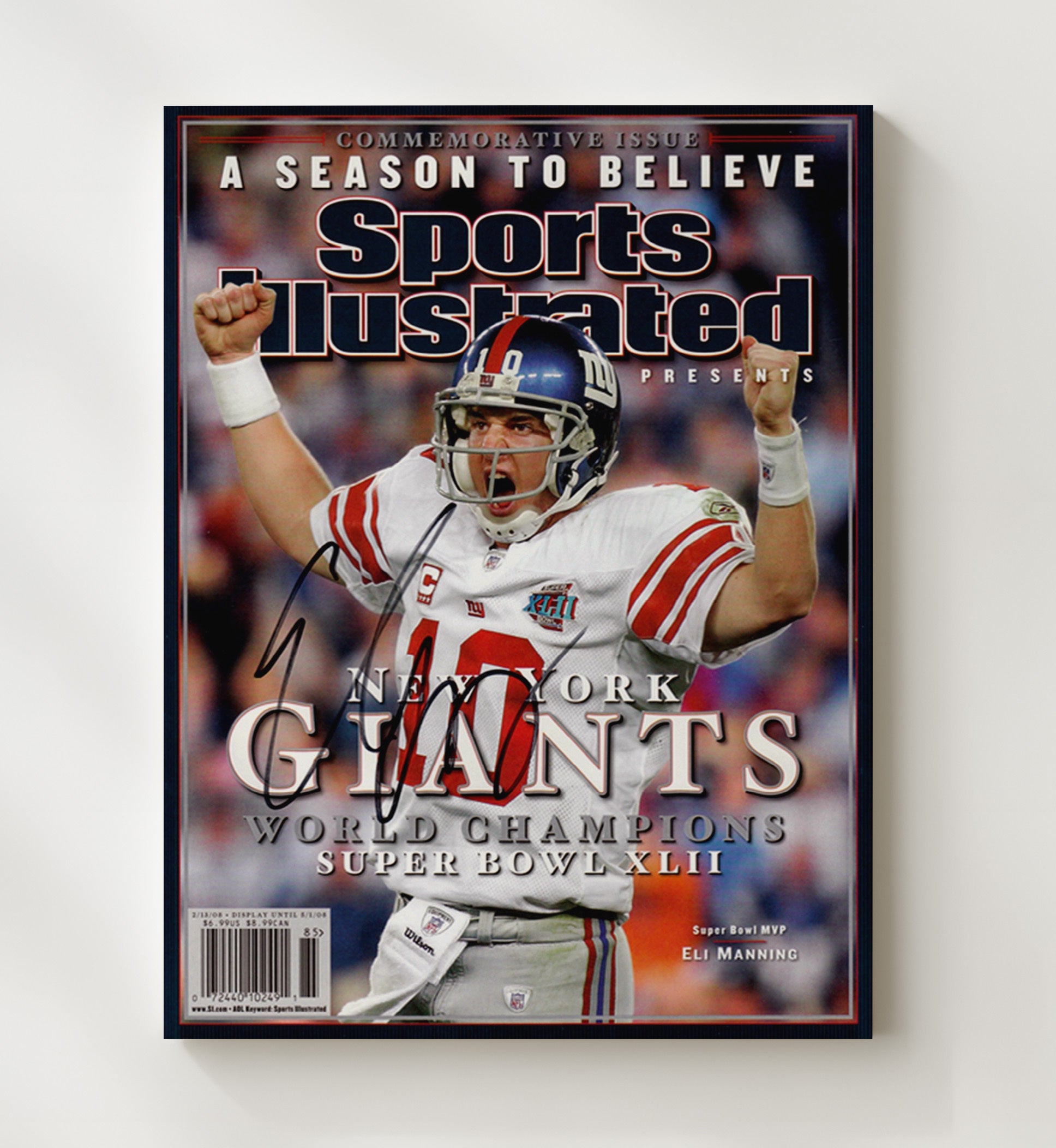 Eli Manning - Giant Slayer Football Wall Art - football wall art print