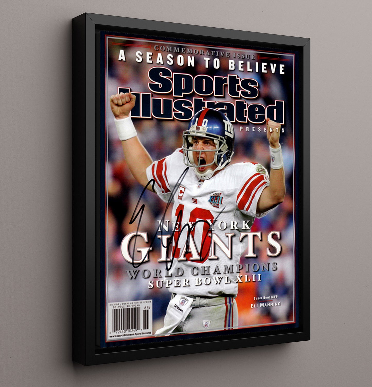 Eli Manning - Giant Slayer Football Wall Art - football wall art print