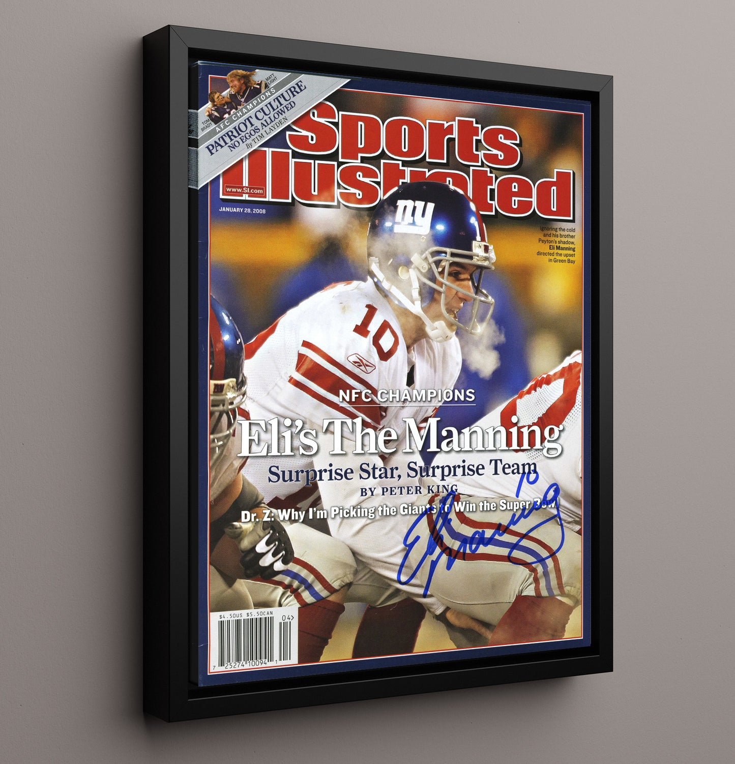 Eli Manning - New York Football NFC Champions Elis the Manning Feature 2008 SI Cover Football Wall Art - football wall art print