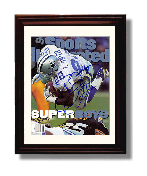 Emmitt Smith Superboys - Star Power 8x10 Canvas vintage football wall art
