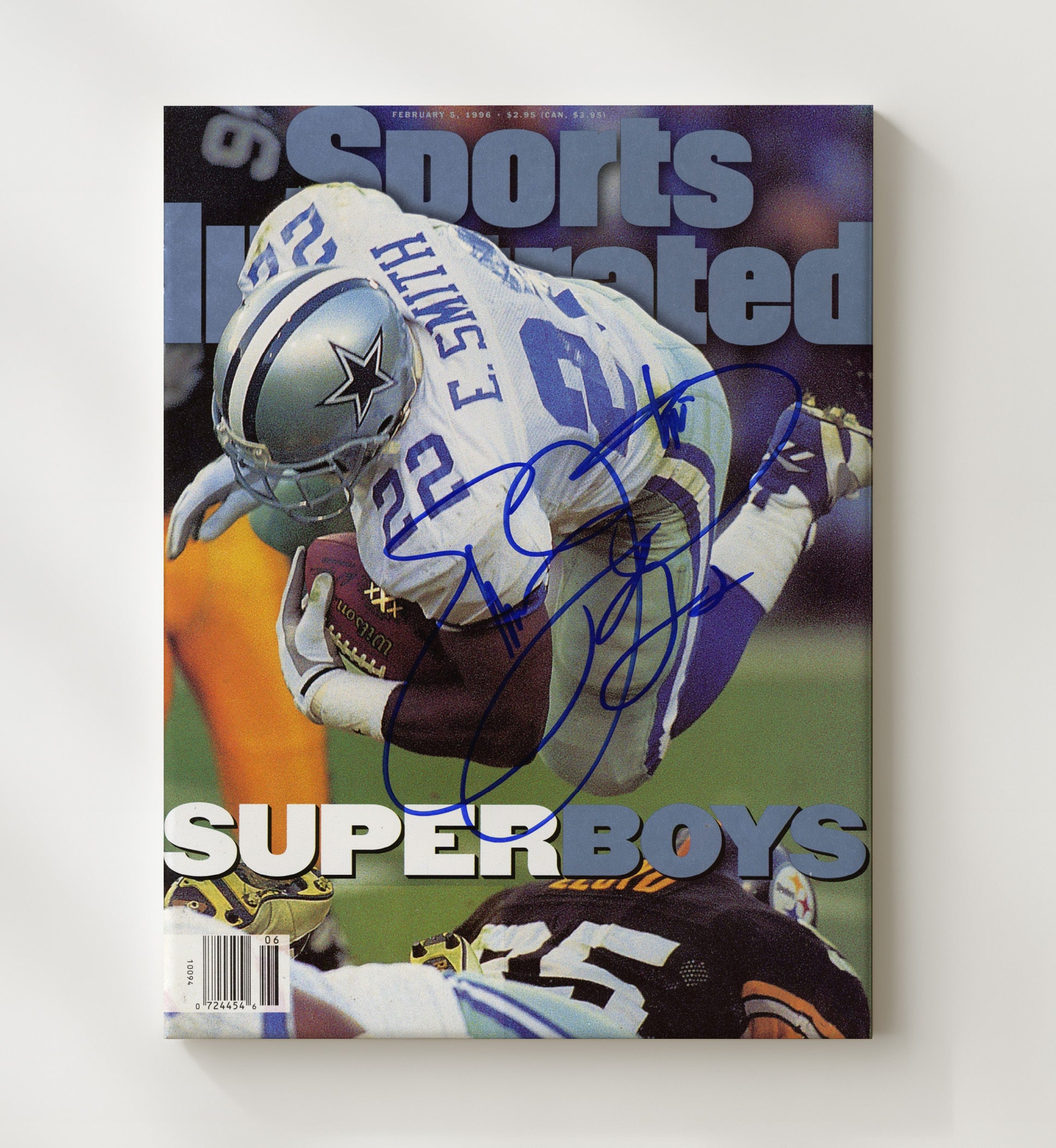 Emmitt Smith Superboys - Star Power Football Wall Art - football wall art print