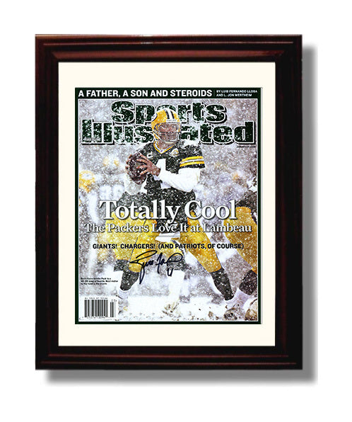 Favre Totally Cool - Snow and Swagger 8x10 Canvas vintage football wall art
