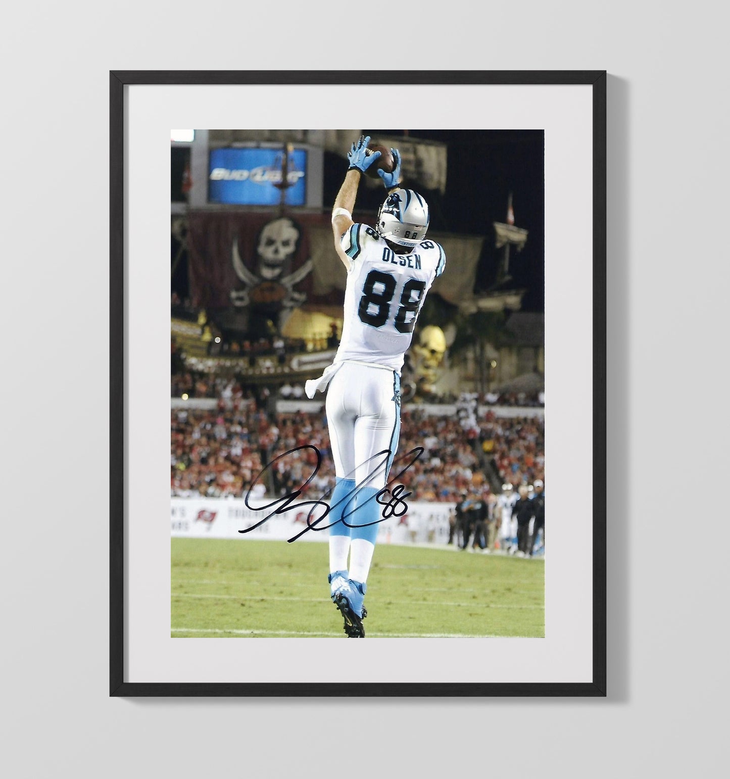 Greg Olsen - Hands Like Glue Football Wall Art - football wall art print