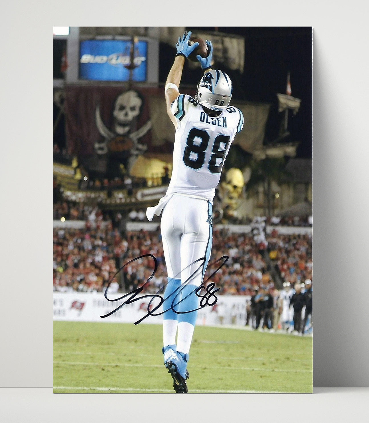 Greg Olsen - Hands Like Glue Football Wall Art - football wall art print