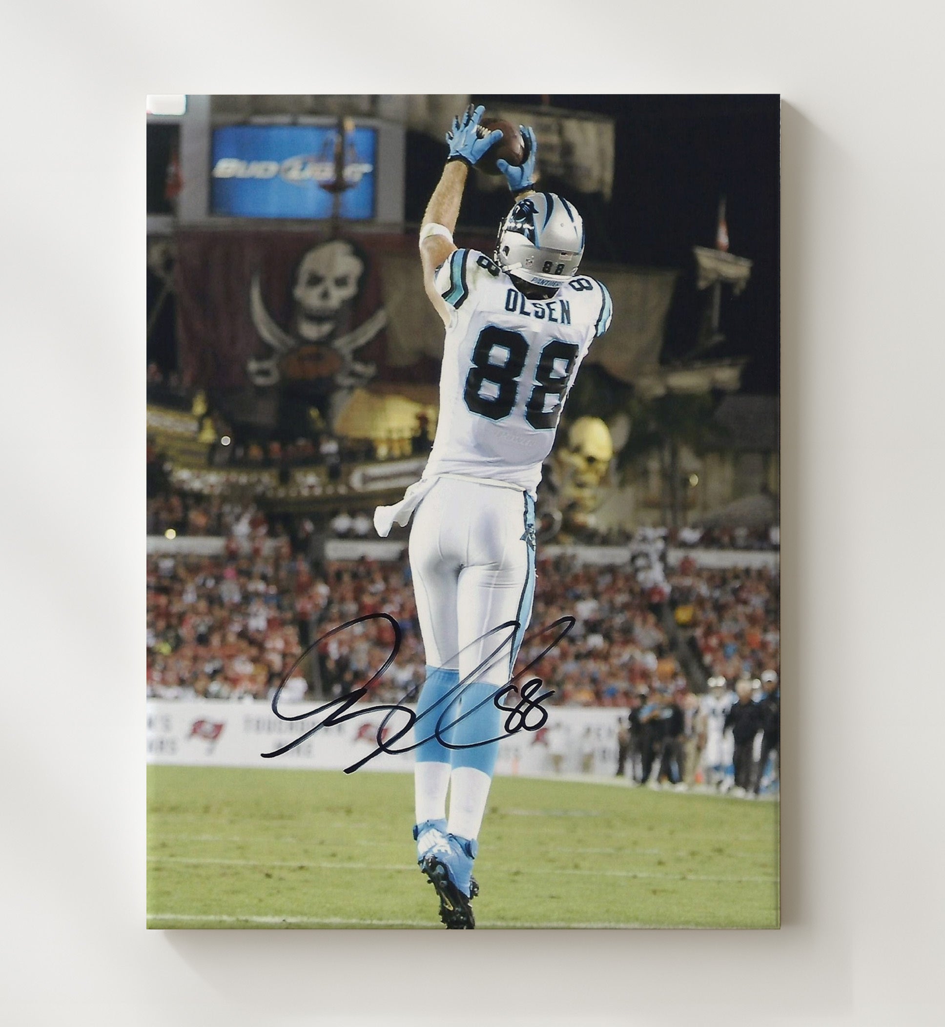 Greg Olsen - Hands Like Glue Football Wall Art - football wall art print