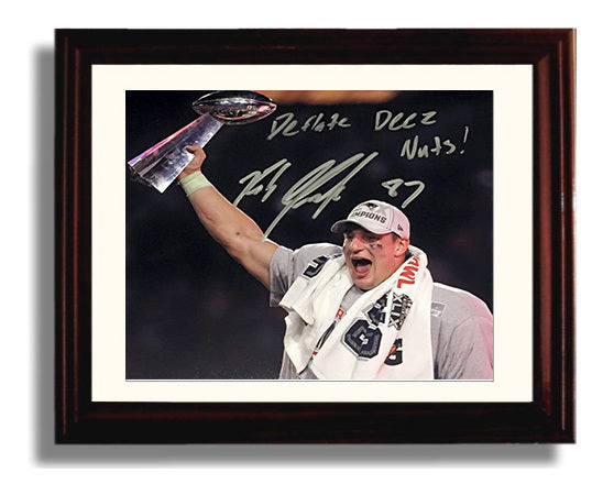 Gronkowski Trophy - Deflated Deez Nuts Football Wall Art - football wall art print