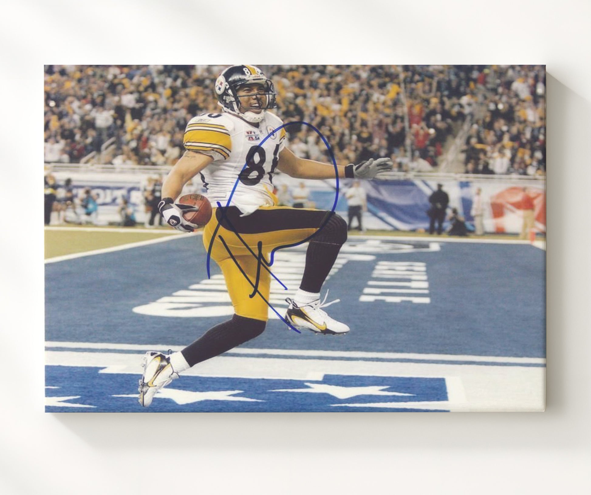 Hines Ward - Super Bowl Xl Mvp Football Wall Art - football wall art print