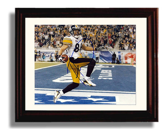 Hines Ward - Super Bowl XL MVP 8x10 Canvas vintage football wall art