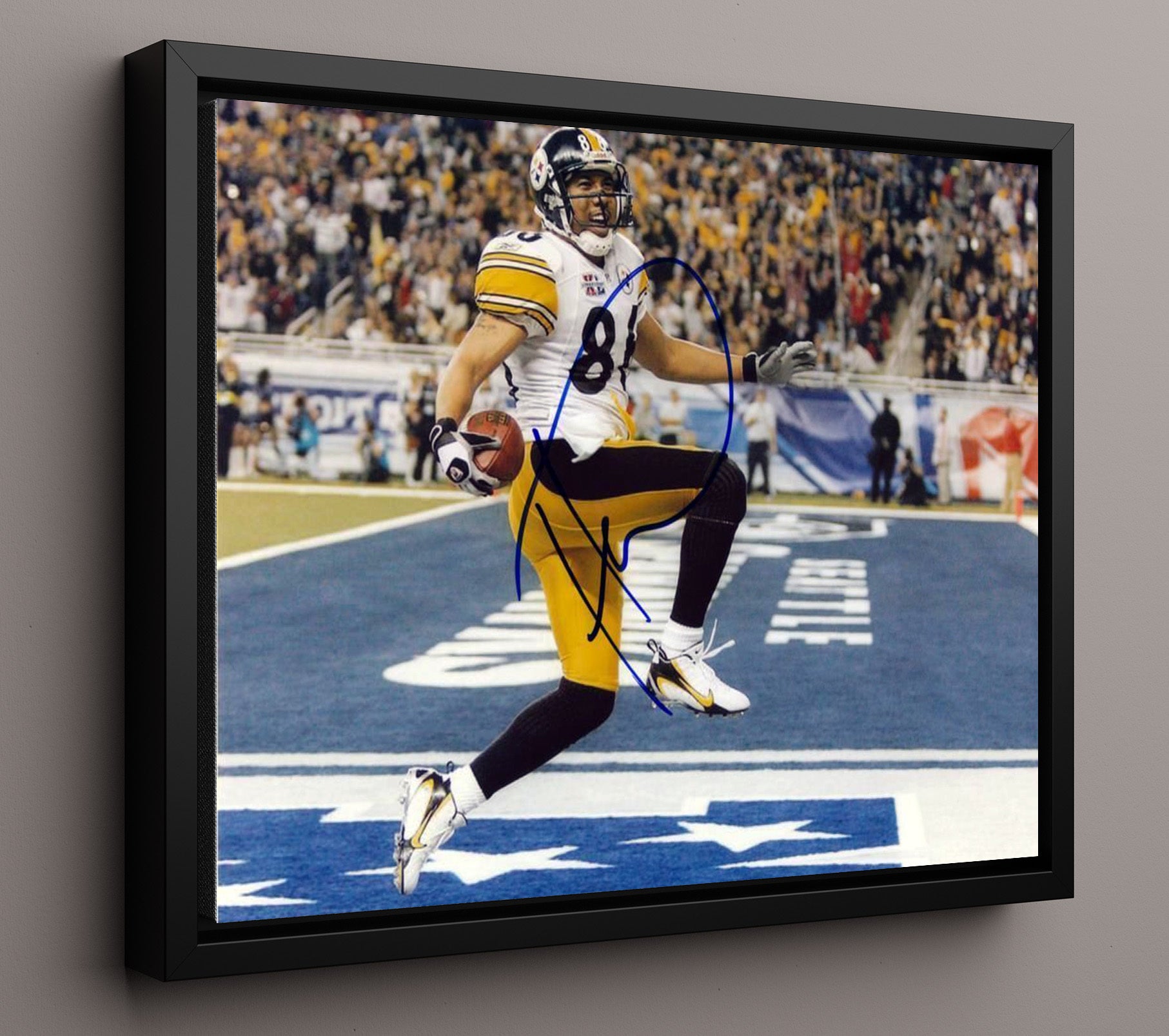 Hines Ward - Super Bowl Xl Mvp Football Wall Art - football wall art print