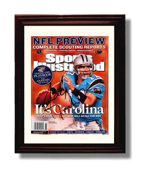 Jake Delhomme - Its Carolina 8x10 Canvas vintage football wall art