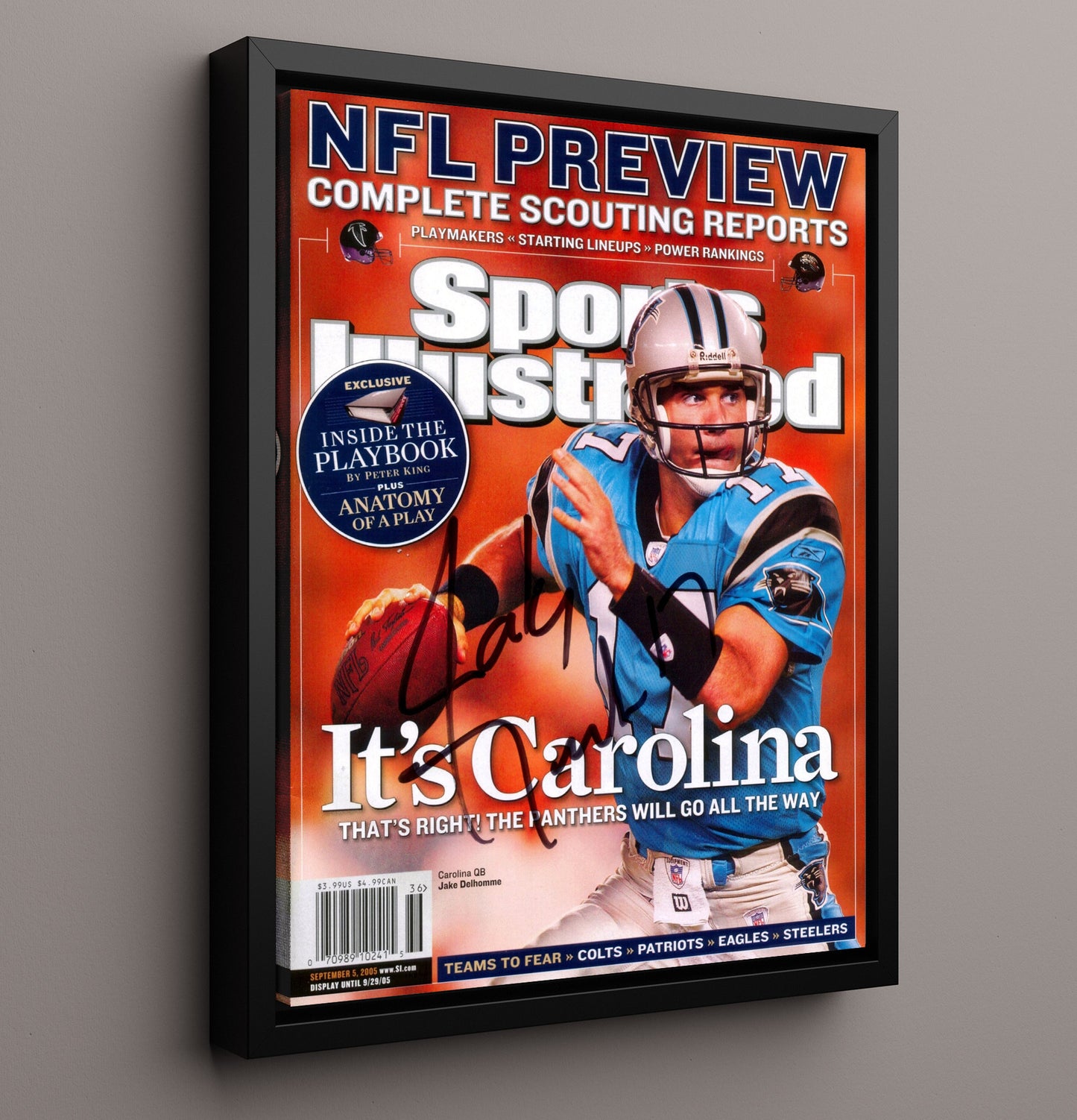 Jake Delhomme - Its Carolina Football Wall Art - football wall art print