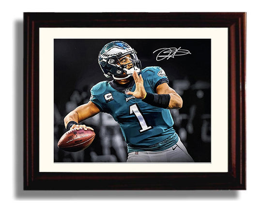 Jalen Hurts - Fly Eagles Fly 8x10 Canvas vintage football wall art