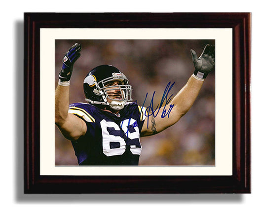 Jared Allen - Minnesota Football Sack Celebration Arms Raised 8x10 Canvas vintage football wall art