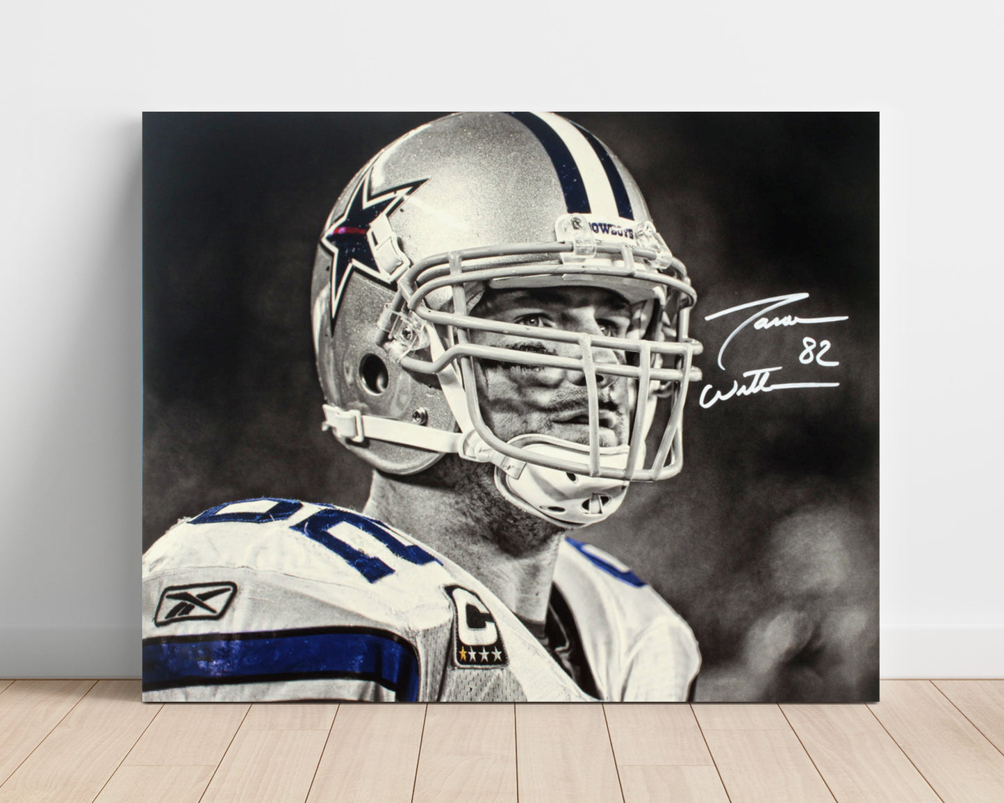 Jason Witten Dallas Helmet Football Wall Art Unframed 8x10 in Plastic Sleeve wall art print - Football decor