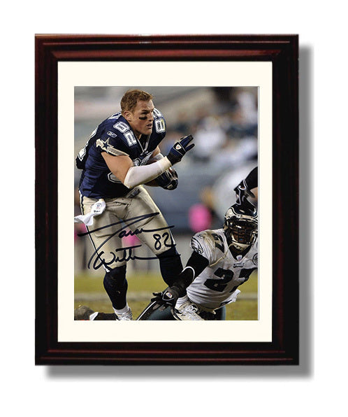 Jason Witten - Helmet Off and Heart on 8x10 Canvas vintage football wall art