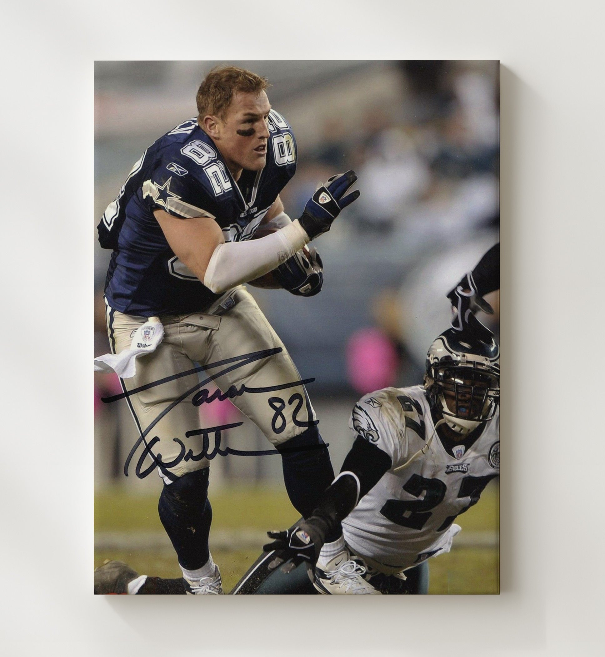 Jason Witten - Helmet Off and Heart On Football Wall Art - football wall art print