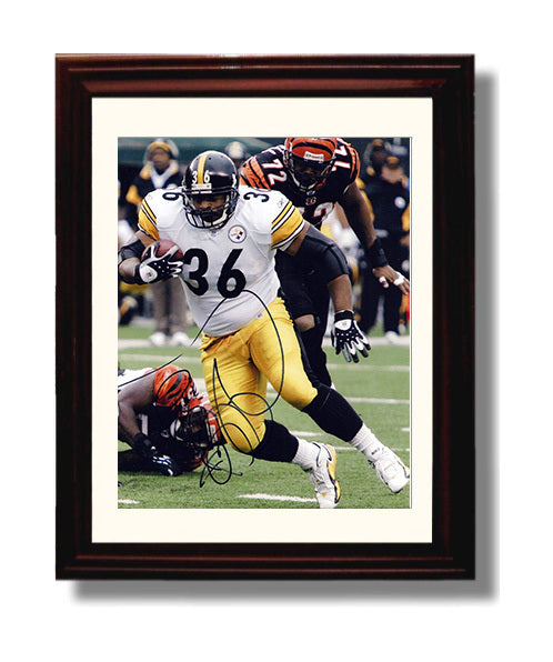 Jerome Bettis - Pittsburgh Football Power Rush Through Line 8x10 Canvas vintage football wall art