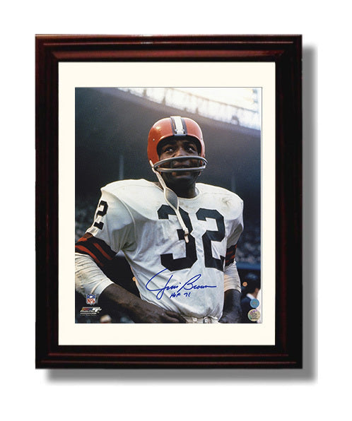 Jim Brown - Power and Grace 8x10 Canvas vintage football wall art