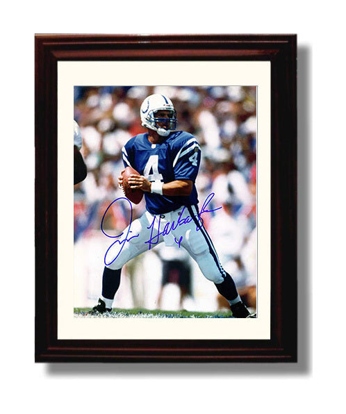 Jim Harbaugh - Captain Comeback 8x10 Canvas vintage football wall art