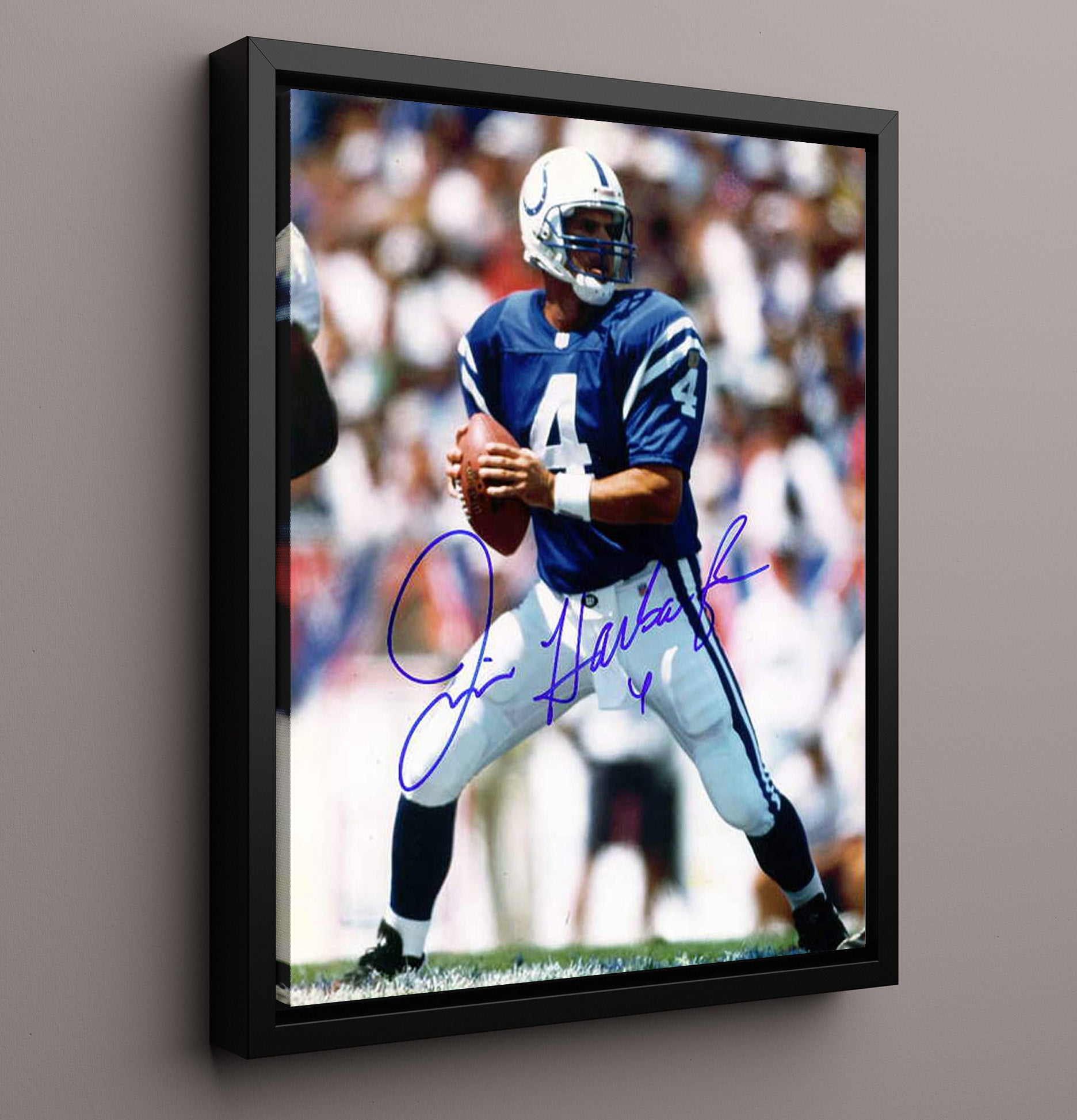 Jim Harbaugh - Captain Comeback Football Wall Art - football wall art print