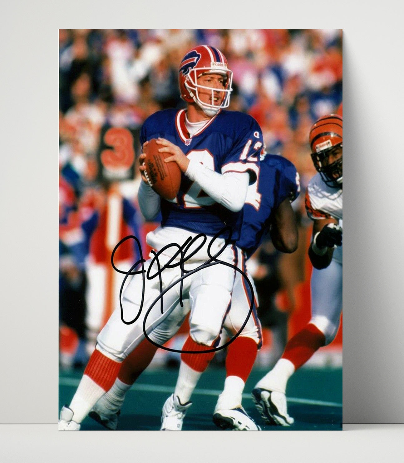 Jim Kelly - K-Gun Commander Football Wall Art - football wall art print
