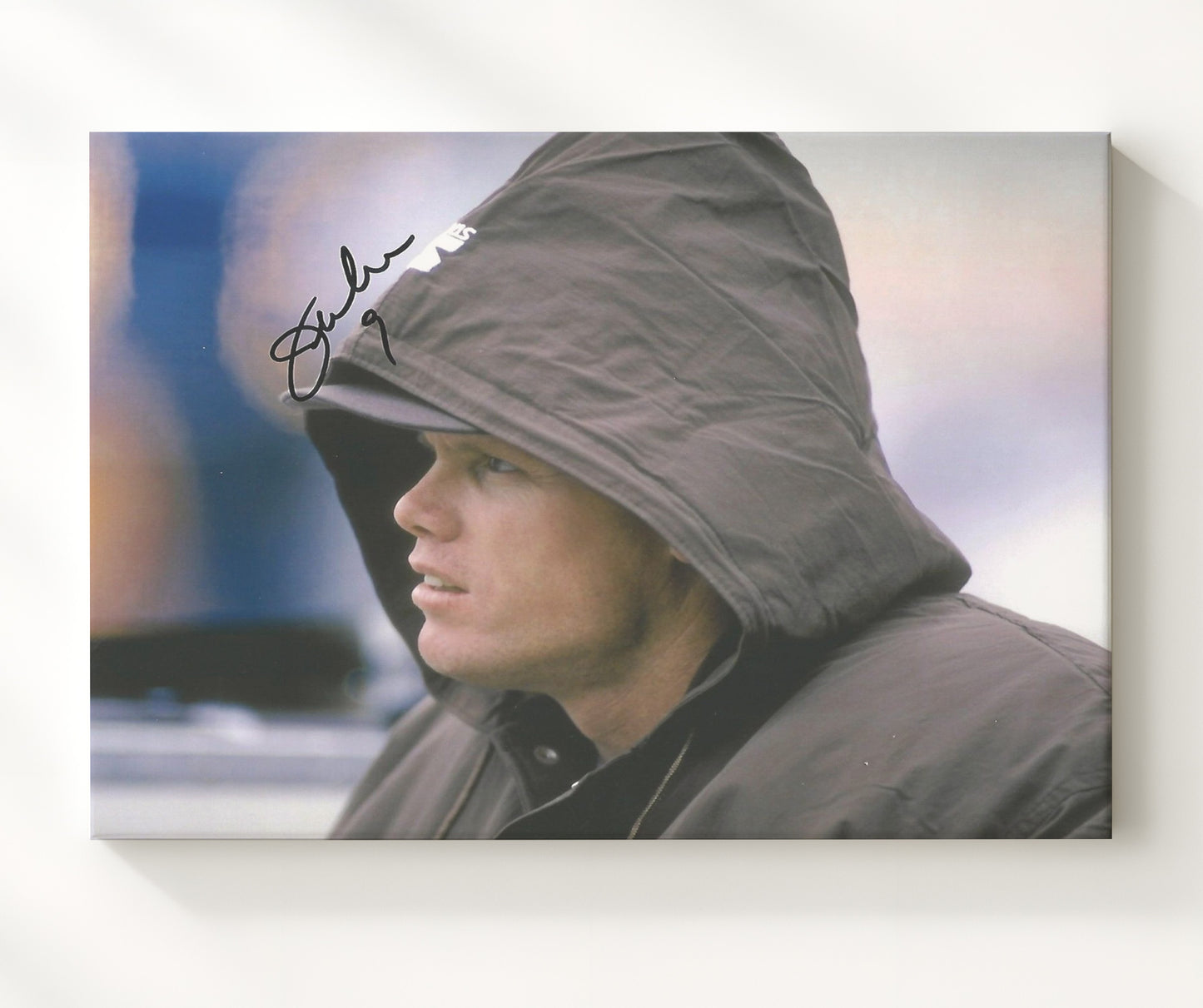 Jim Mcmahon Hoodie Look - Sideline Rebel Football Wall Art - football wall art print